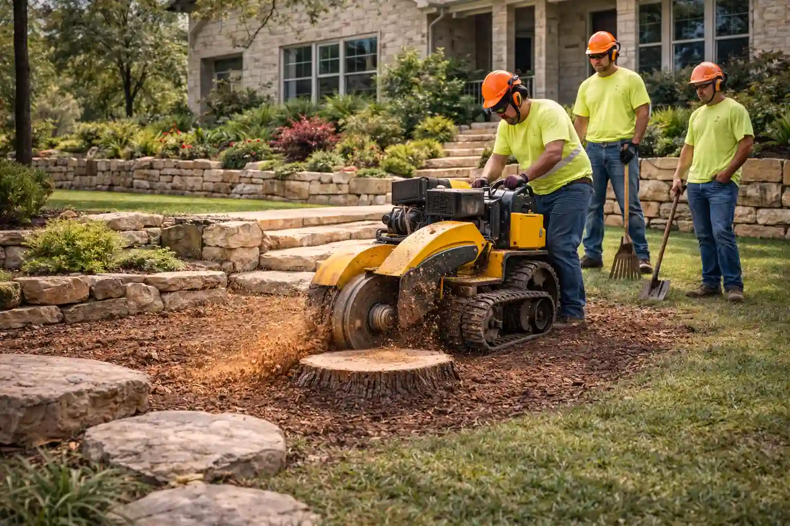 Stump removal service in Lakeway, TX