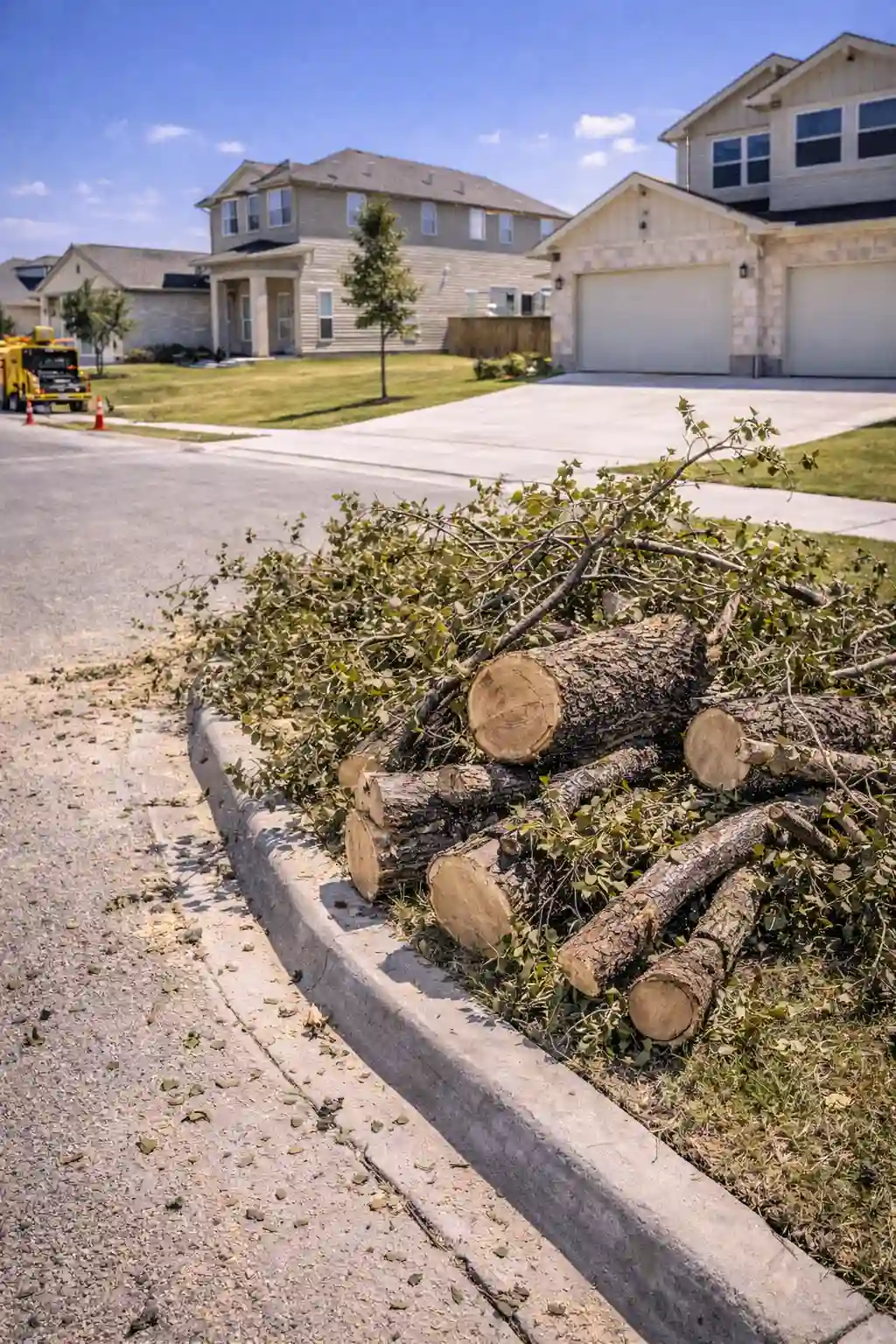 Tree removal debris cleanup in Kyle, TX