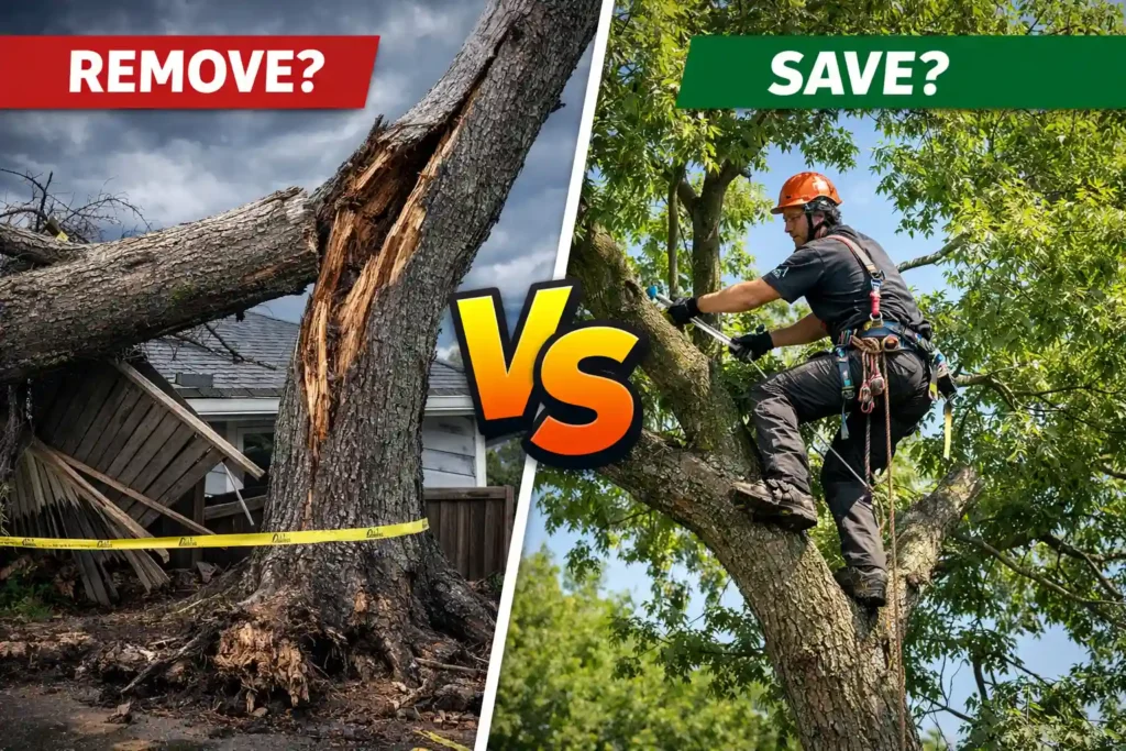 Tree removal vs tree care